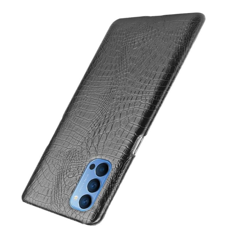 Coque Oppo Reno 4 5G effet peau de croco