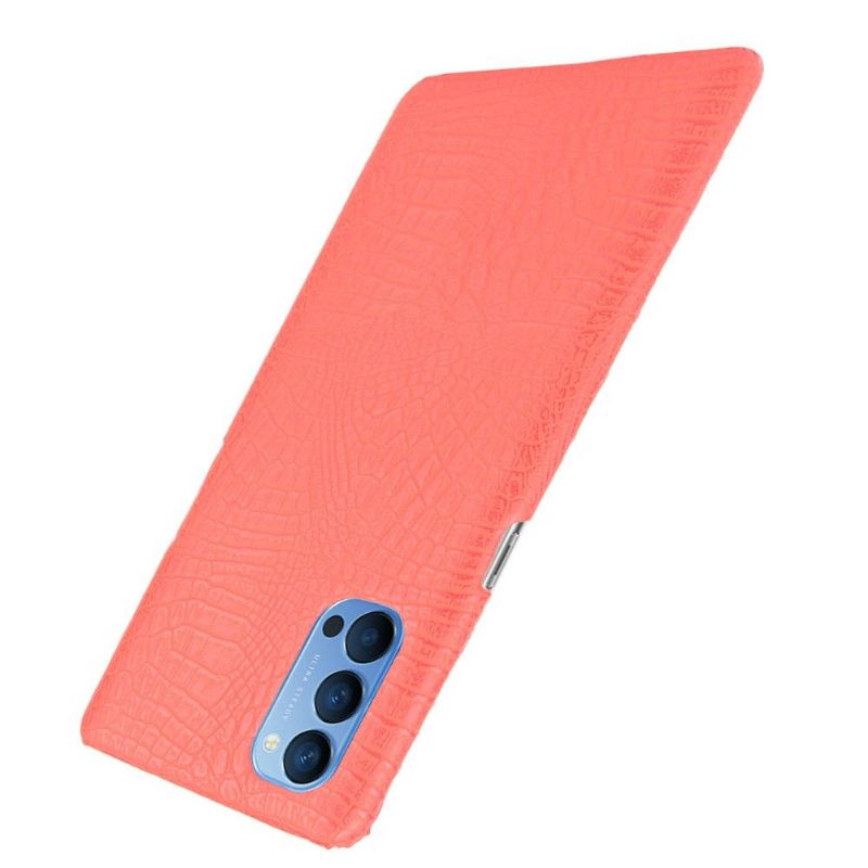 Coque Oppo Reno 4 5G effet peau de croco