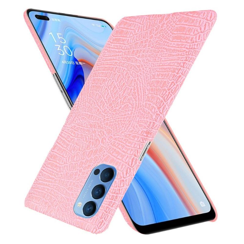 Coque Oppo Reno 4 5G effet peau de croco