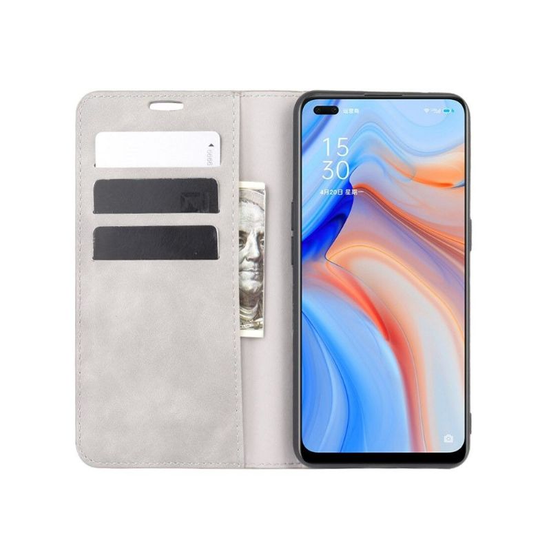 Housse Oppo Reno 4 5G Business Rétro