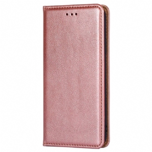 Flip Cover Vivo Y35 / Y22s Simili Cuir Coutures