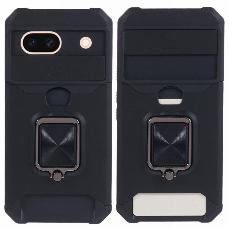 Coque Google Pixel 8A Anneau-Support et Porte-Carte