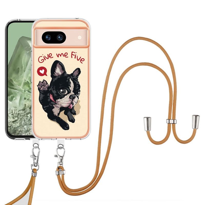 Coque Google Pixel 8A Chien Give Me Five