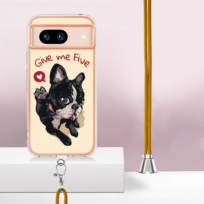 Coque Google Pixel 8A Chien Give Me Five