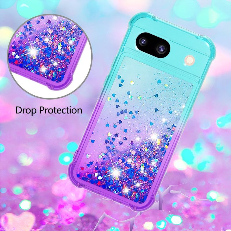 Coque Google Pixel 8A Dégradé Paillettes