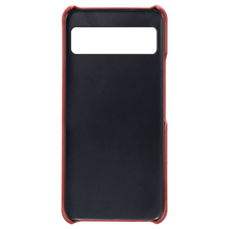 Coque Google Pixel 8A Effet Cuir Porte-Cartes