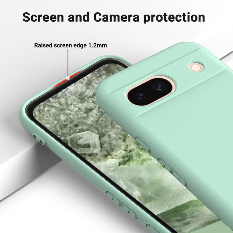 Coque Google Pixel 8A Silicone Liquide à Lanière