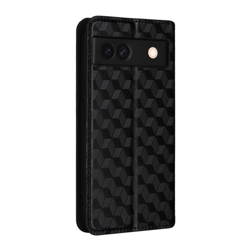 Flip Cover Google Pixel 8A Losanges 3D