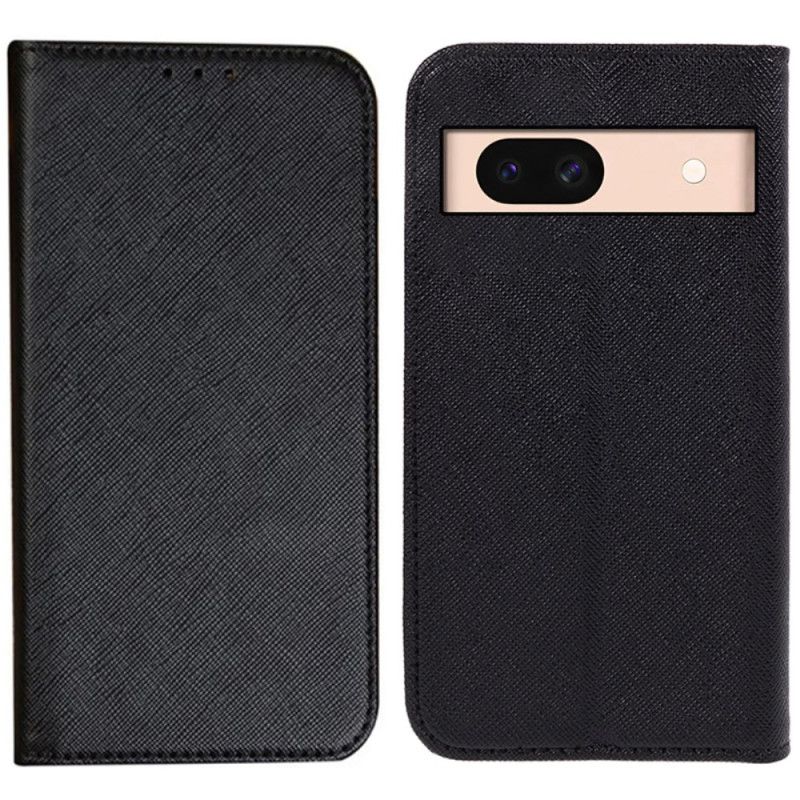 Flip Cover Google Pixel 8A Texture Croisée