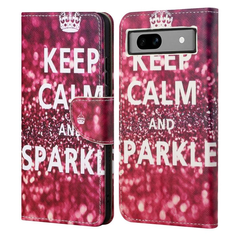 Housse Google Pixel 8A Keep Calm and Sparkle