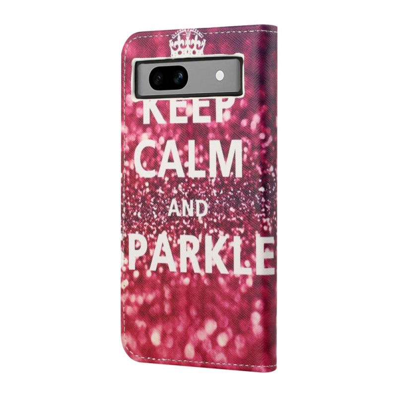 Housse Google Pixel 8A Keep Calm and Sparkle