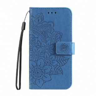 Housse Google Pixel 8A Mandala Imprimé à Lanière