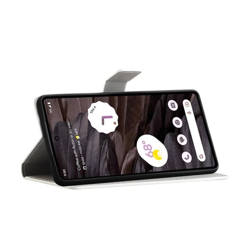 Housse Google Pixel 8A Papillons sur Fond Noir