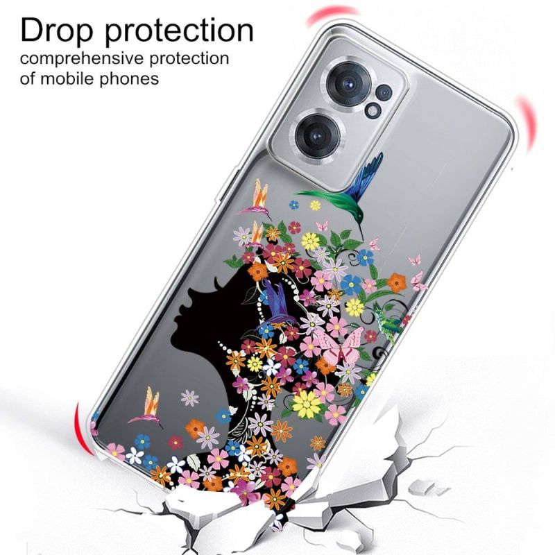 Coque OnePlus Nord CE 2 5G Colibri Fleurs