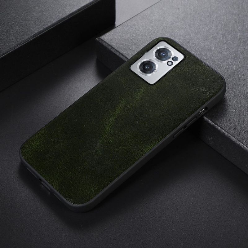 Coque OnePlus Nord CE 2 5G Cuir Rétro