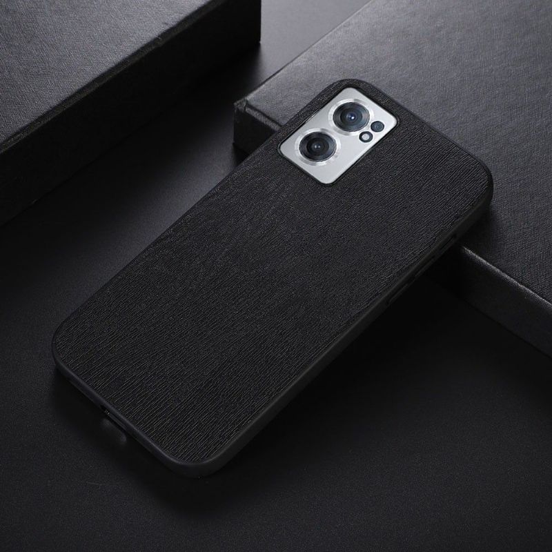 Coque OnePlus Nord CE 2 5G Effet Cuir Style Bois