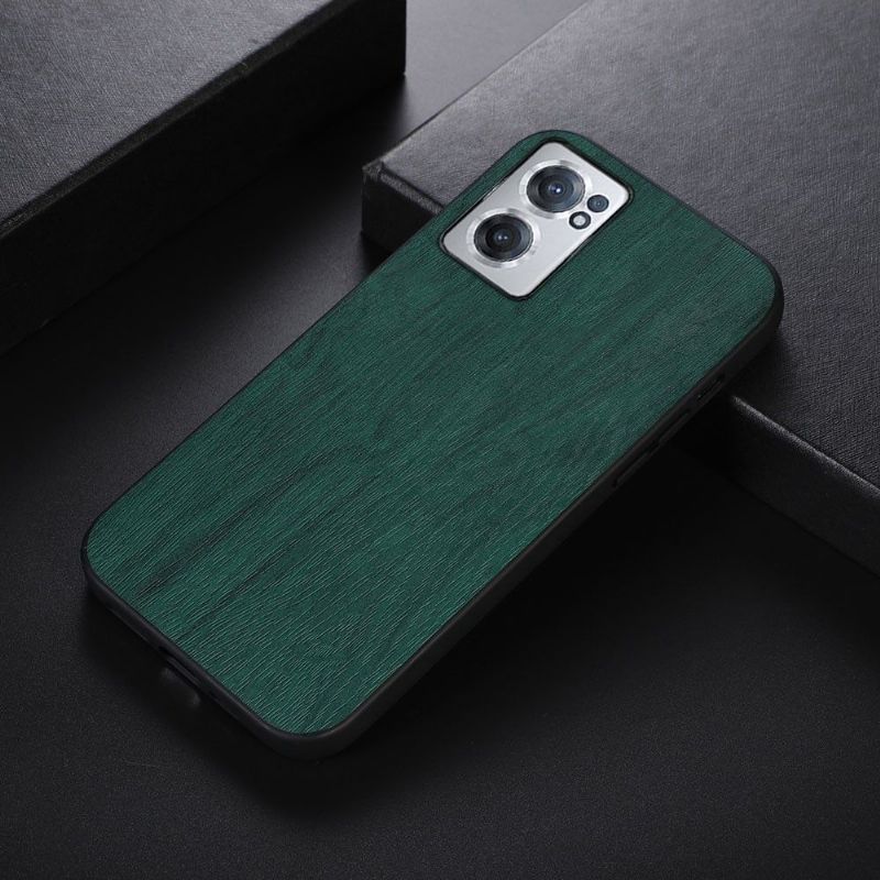 Coque OnePlus Nord CE 2 5G Effet Cuir Style Bois