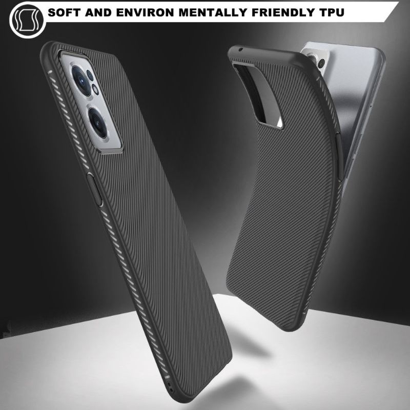 Coque OnePlus Nord CE 2 5G Effet Strié en Silicone