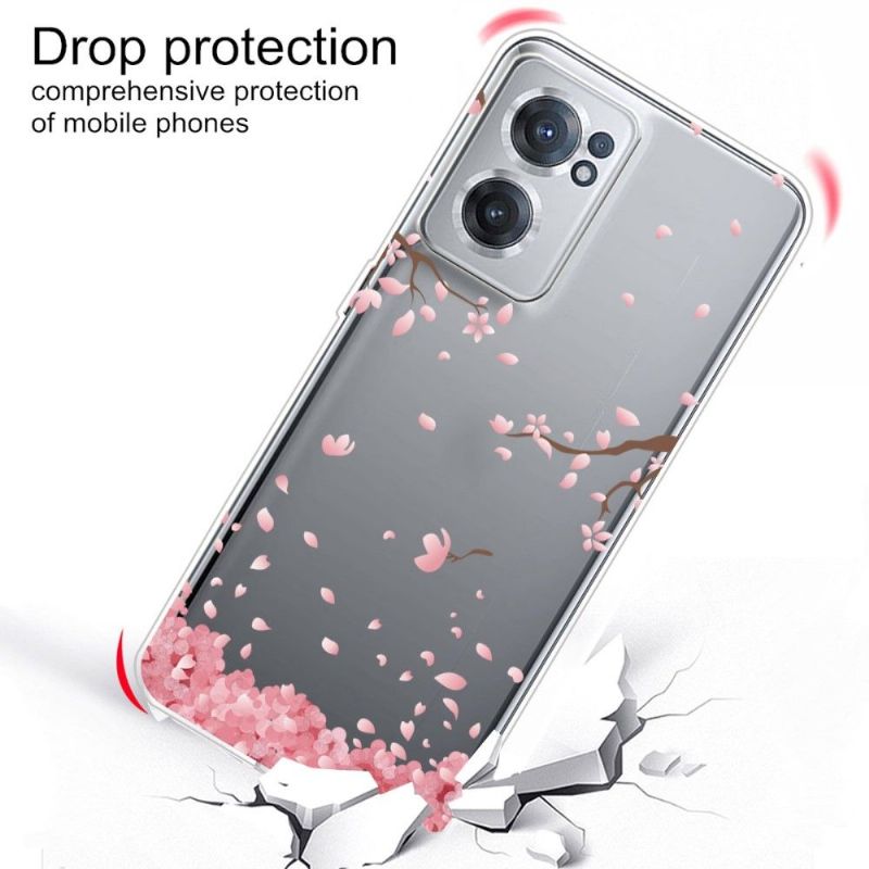 Coque OnePlus Nord CE 2 5G pétales de fleurs