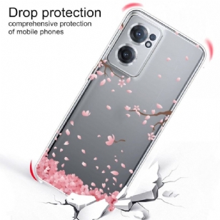 Coque OnePlus Nord CE 2 5G pétales de fleurs