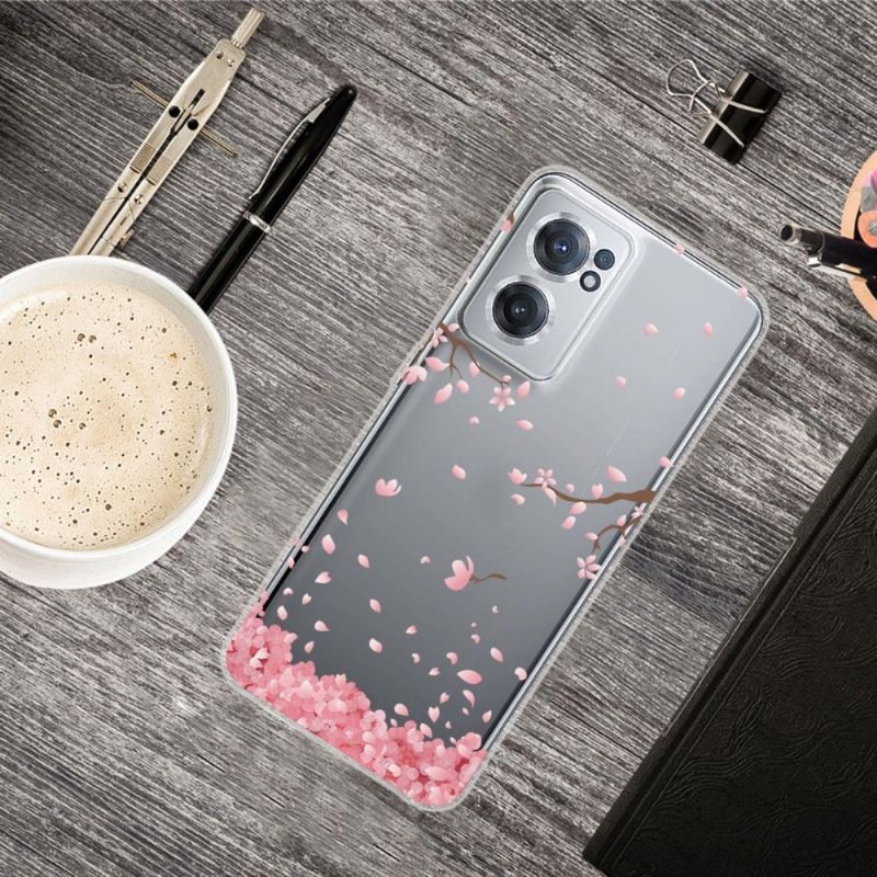 Coque OnePlus Nord CE 2 5G pétales de fleurs