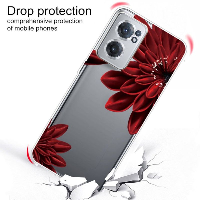 Coque OnePlus Nord CE 2 5G Pétales Rouges