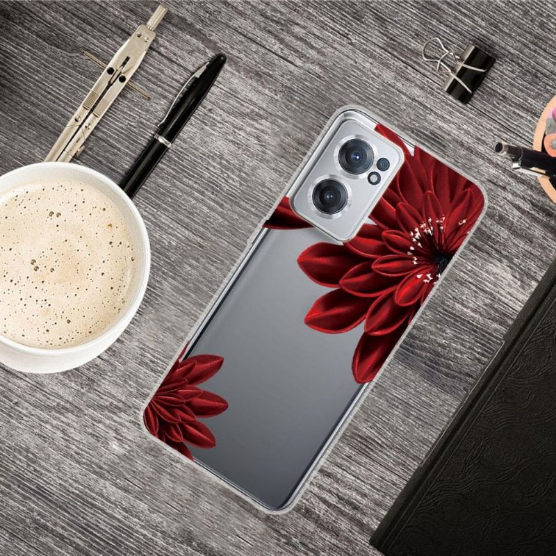 Coque OnePlus Nord CE 2 5G Pétales Rouges