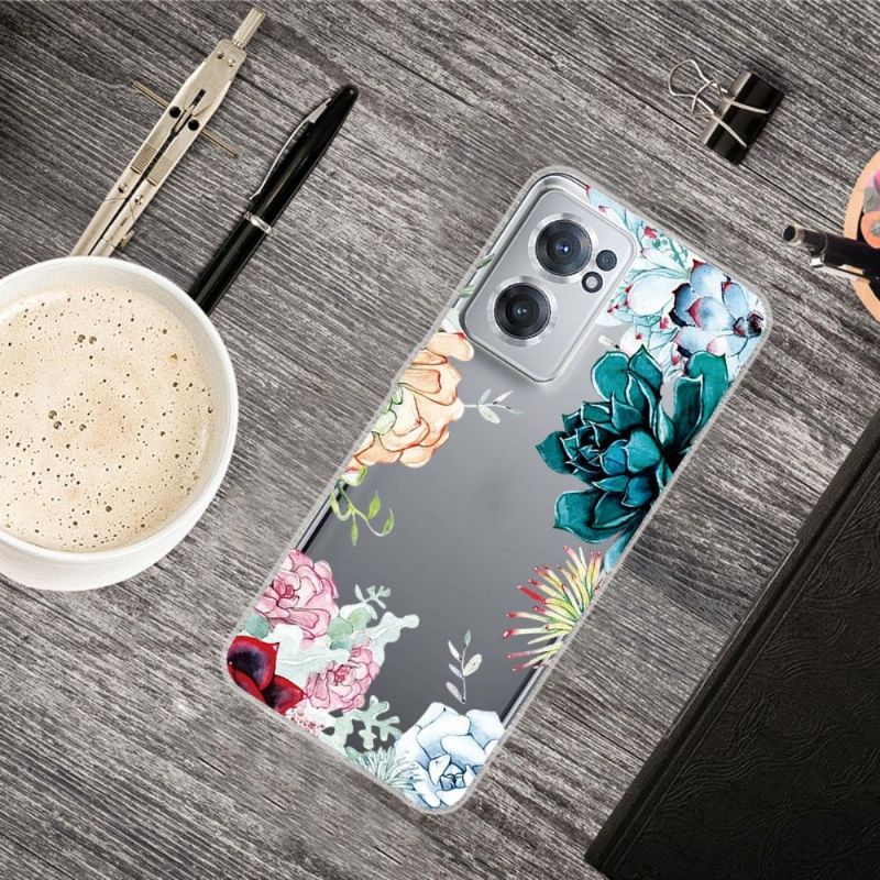 Coque OnePlus Nord CE 2 5G variété de fleurs