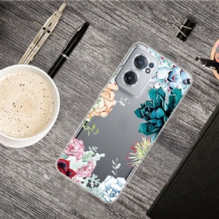 Coque OnePlus Nord CE 2 5G variété de fleurs