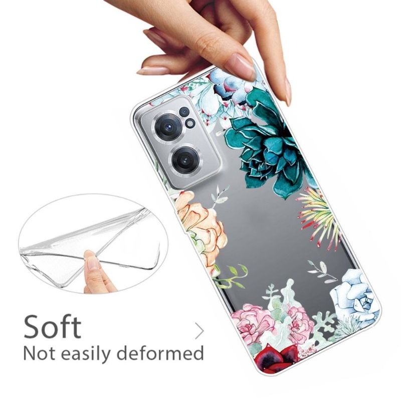 Coque OnePlus Nord CE 2 5G variété de fleurs