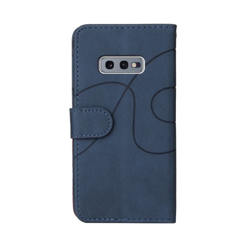 Housse Samsung Galaxy S10e Bicolore artistique