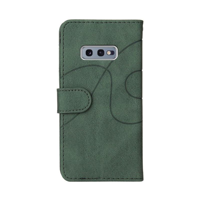 Housse Samsung Galaxy S10e Bicolore artistique