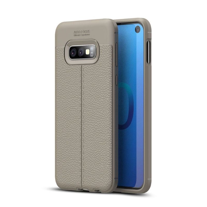 Samsung Galaxy S10e - Coque gel finition simili cuir