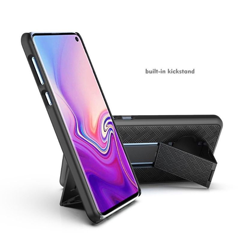 Samsung Galaxy S10e - Coque intégrale avec clip ceinture