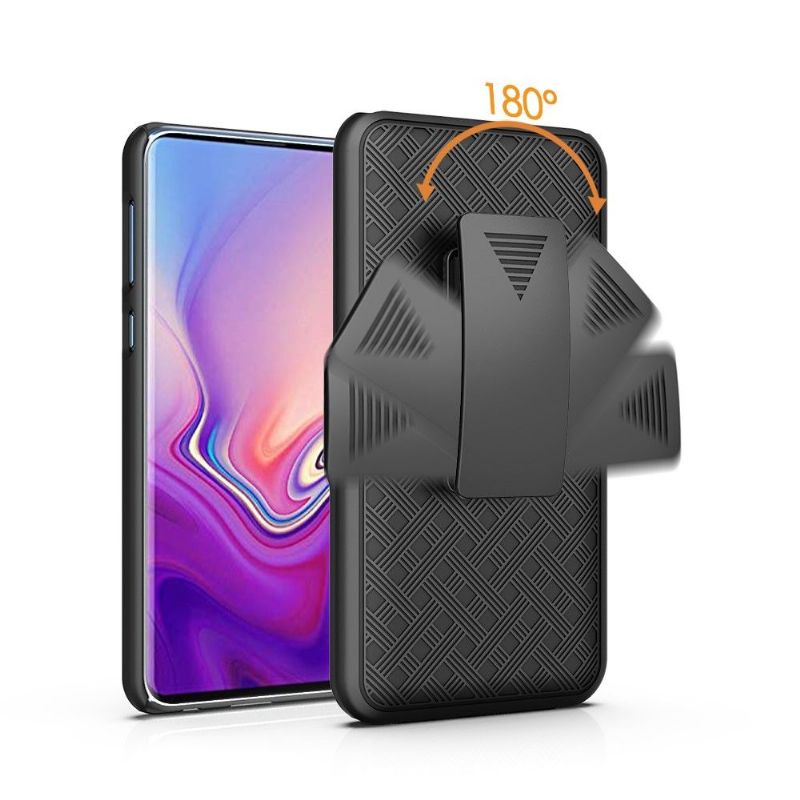 Samsung Galaxy S10e - Coque intégrale avec clip ceinture