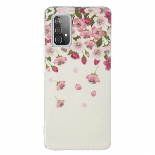 Coque Samsung Galaxy A52 4G / 5G / A52s 5G Fluorescente Fleurs