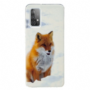 Coque Samsung Galaxy A52 4G / 5G / A52s 5G Fluorescente Renard roux