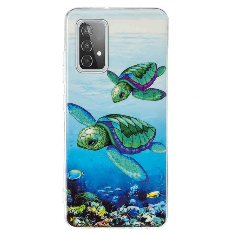 Coque Samsung Galaxy A52 4G / 5G / A52s 5G Fluorescente Tortues