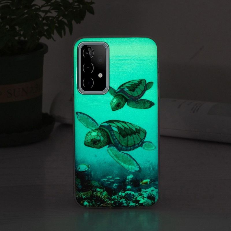 Coque Samsung Galaxy A52 4G / 5G / A52s 5G Fluorescente Tortues