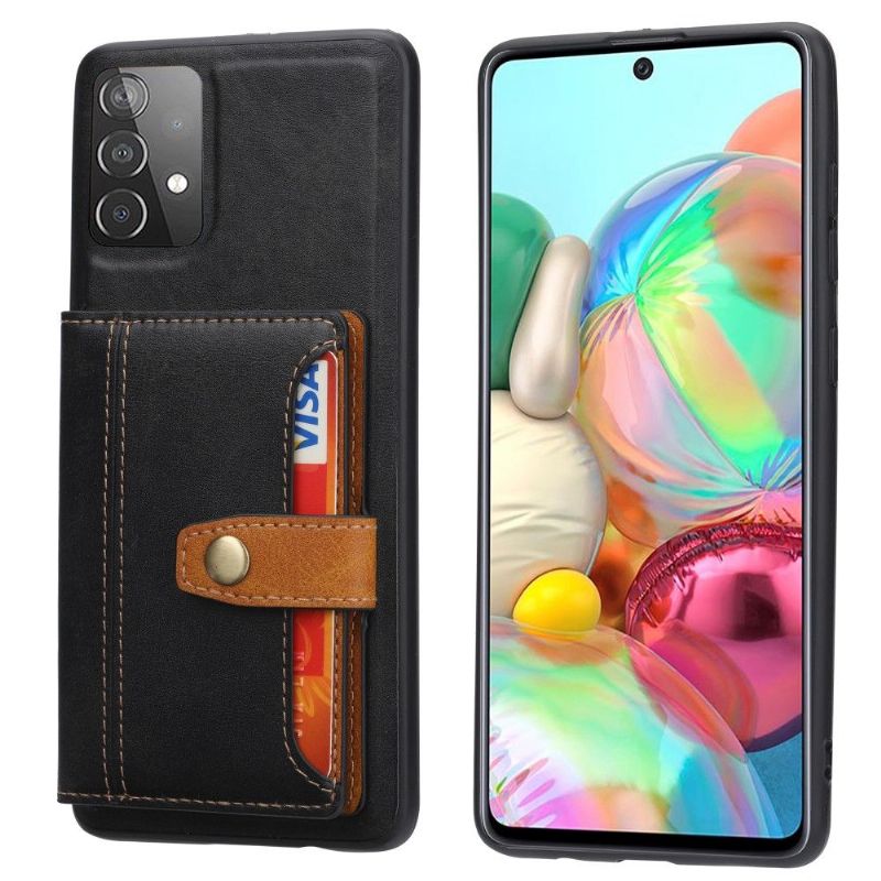 Coque Samsung Galaxy A52 5G / A52 4G / A52s 5G effet cuir portefeuille