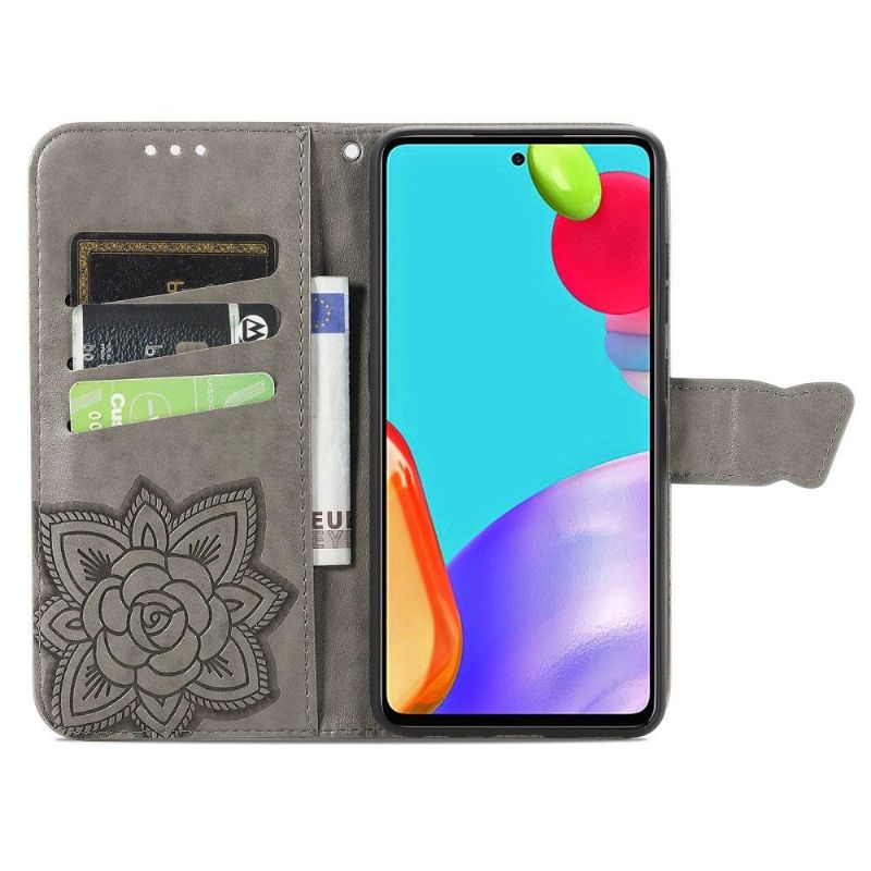 Housse Samsung Galaxy A52 / A52 5G / A52s 5G Papillon Relief