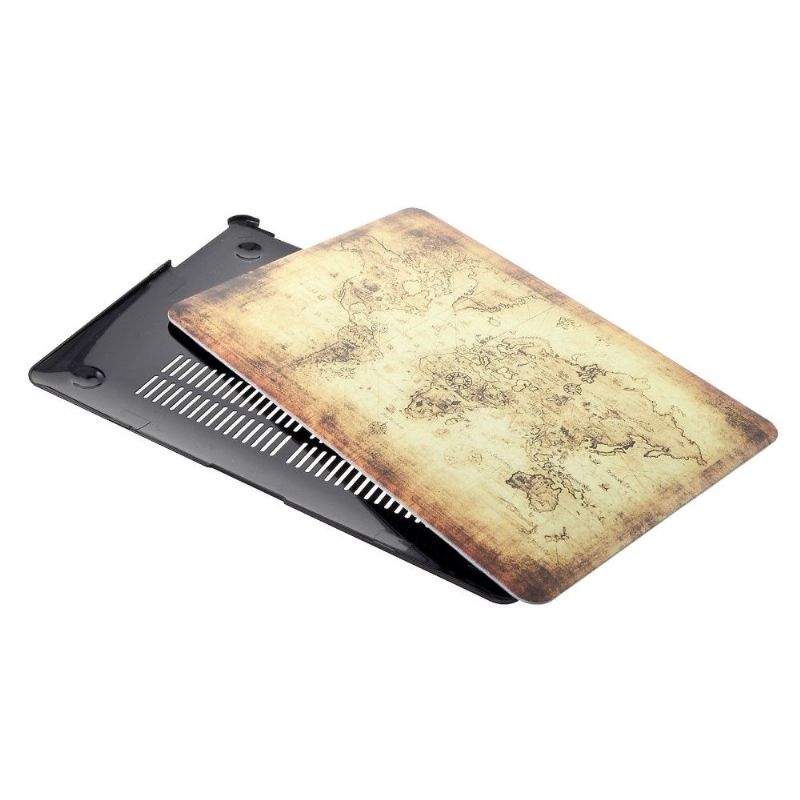 MacBook Air 13 pouces - Coque carte du monde vintage