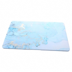 MacBook Air 13 pouces - Coque motif marbre bleu clair