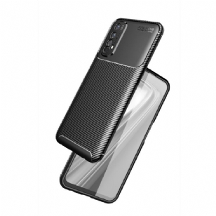 Coque Realme 7 effet fibre de carbone