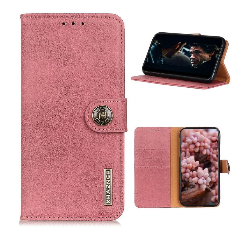 Housse Realme 7 KHAZNEH Effet Cuir Porte Cartes