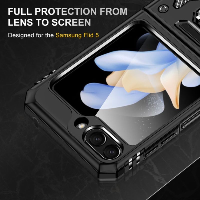 Coque Samsung Galaxy Z Flip 5 Anneau-Support Design