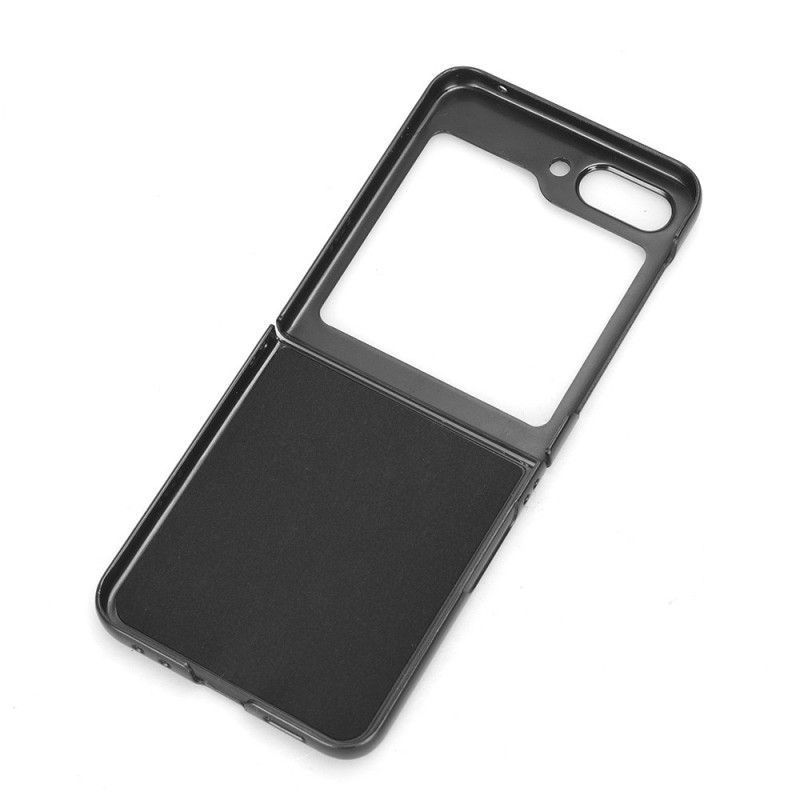 Coque Samsung Galaxy Z Flip 5 Cuir Litchi Porte-Cartes