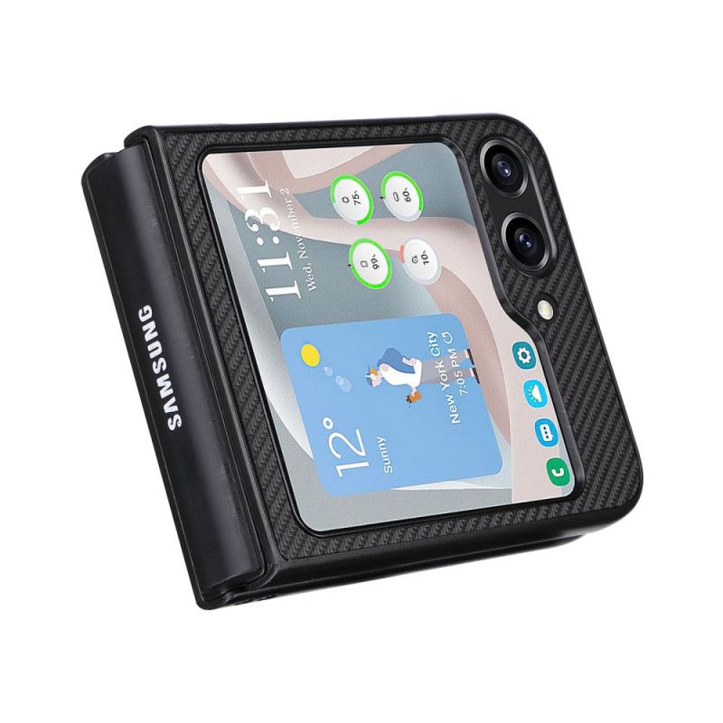 Coque Samsung Galaxy Z Flip 5 Fibre Carbone Classique