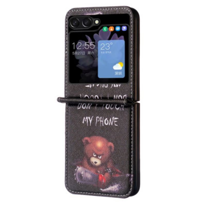 Coque Samsung Galaxy Z Flip 5 Ours Dangereux