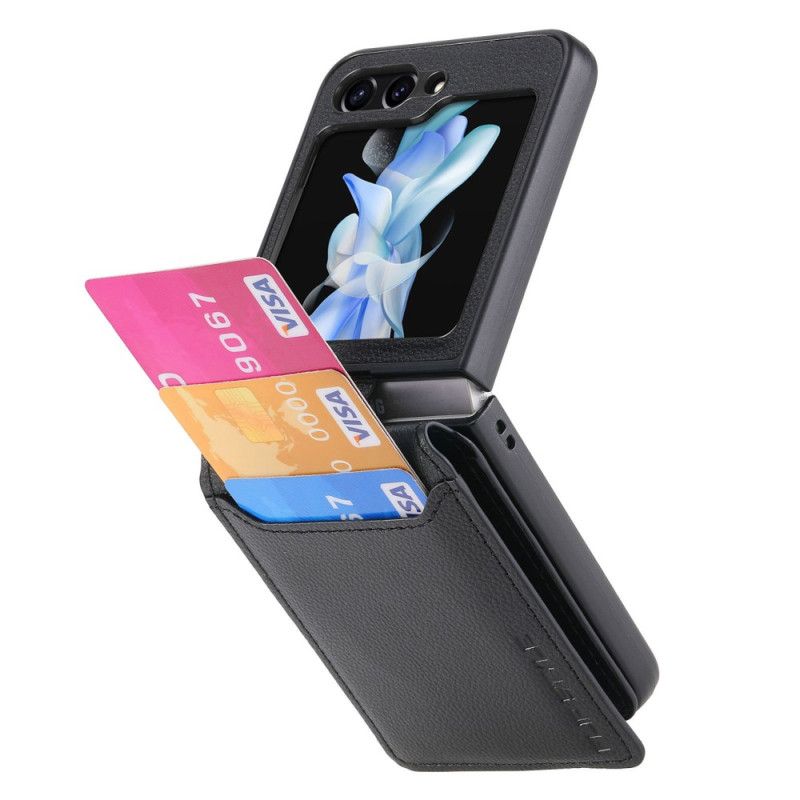 Coque Samsung Galaxy Z Flip 5 Porte-Cartes et Anneau